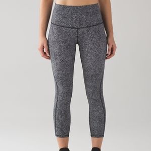 lululemon athletica Black and White Patterned Leggings